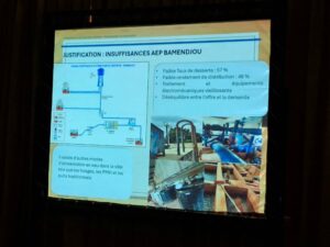 Huit châteaux d’eau, 8 000 branchements sociaux et 810 bornes-fontaines figurent parmi les infrastructures prévues dans le projet d’alimentation en eau potable porté par la Camwater. La Cameroon Water Utilities Corporation a organisé, les 9 et 10 octobre 2026 à Yaoundé, un atelier consacré à l’examen des Term Sheets du projet d’alimentation en eau potable dans huit localités du Cameroun.