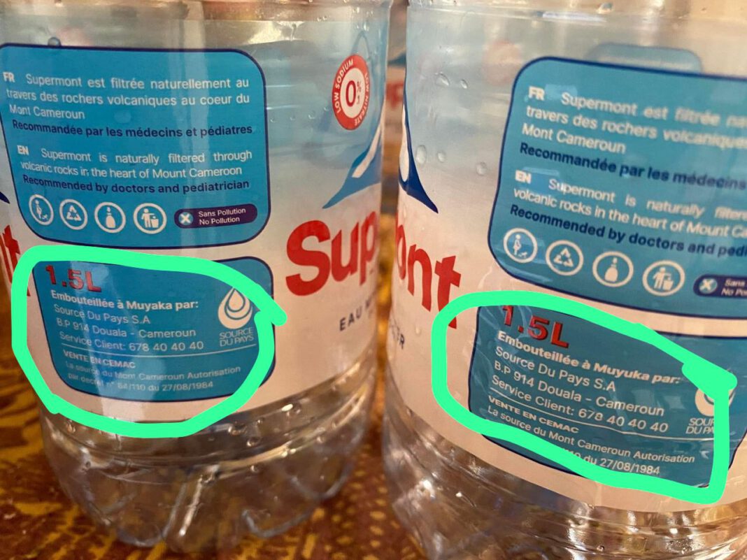 Suite à une erreur sur l’étiquette de quelques bouteilles de l’eau minérale Supermont, le Directeur général de Source du Pays Akram Sabbah présente un démenti au public.