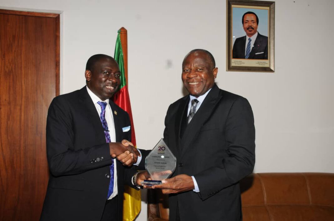 Le président de la Commission des Droits de l'homme du Cameroun (Cdhc), le Professeur James Mouangue Kobila a reçu en audience, le 4 septembre 2024, Ngalim Eugine Nyuydine. Ce Camerounais a été président du Cluster Paix et Sécurité du Conseil économique, social et culturel