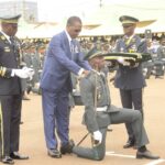 La cérémonie de triomphe des aspirants de la 40ème promotion de l’École Militaire Interarmées (EMIA), baptisée « Paix, Intégration et Développement » s’est tenue ce 13 mars au Quartier Général à Yaoundé. La cérémonie a été présidée par le ministre délégué à la Présidence chargé de la Défense, Joseph Beti Assomo